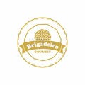 Etiqueta Adesiva 2,5cm Brigadeiro Gourmet  50 unid Ref 2019